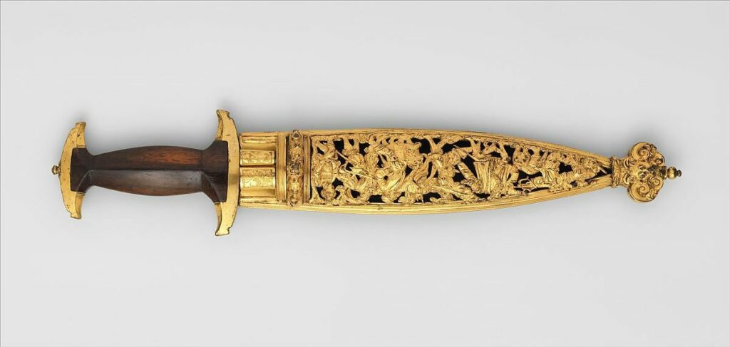 Swiss Dagger with Sheath, Bodkin, and By-Knife