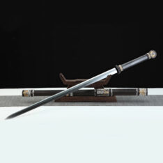 Han Dynasty General Jian Sword Eight Sided 1095 Folded Steel Blade